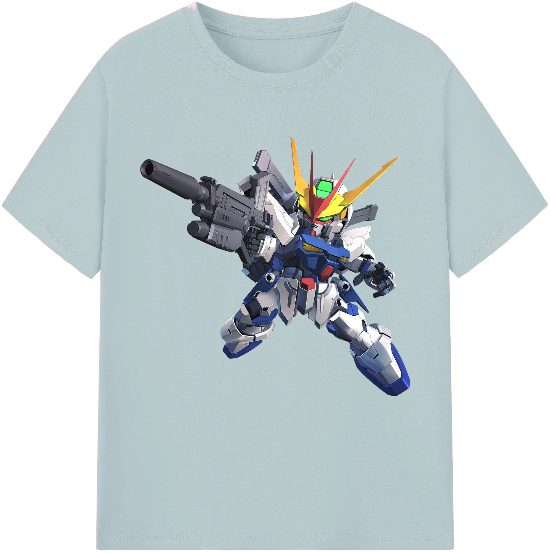 （画像用） 機動戦士ガンダム Mobile Suit Gundam 綿100％半袖Tシャツ（フロントプリント）